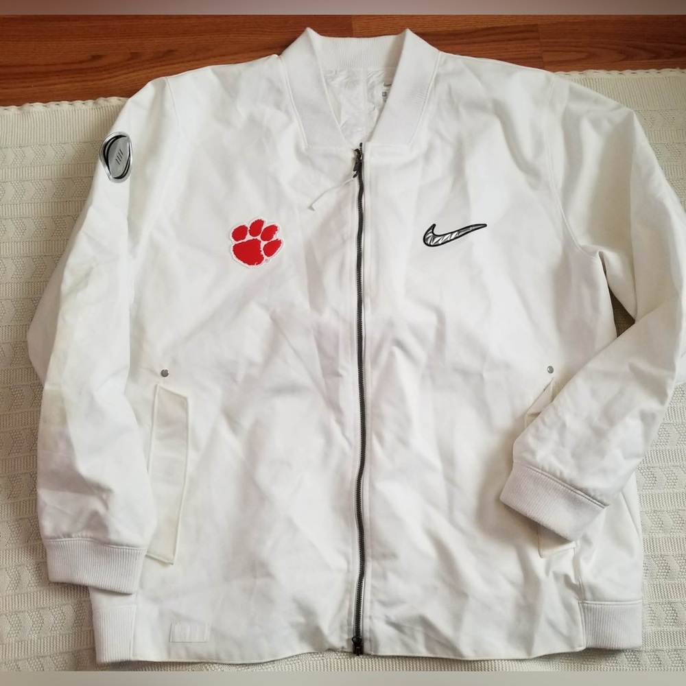 Nike Clemson Tigers White Jacket